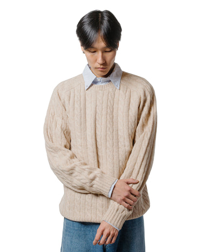 Beams Plus Cable Crew 5G Beige