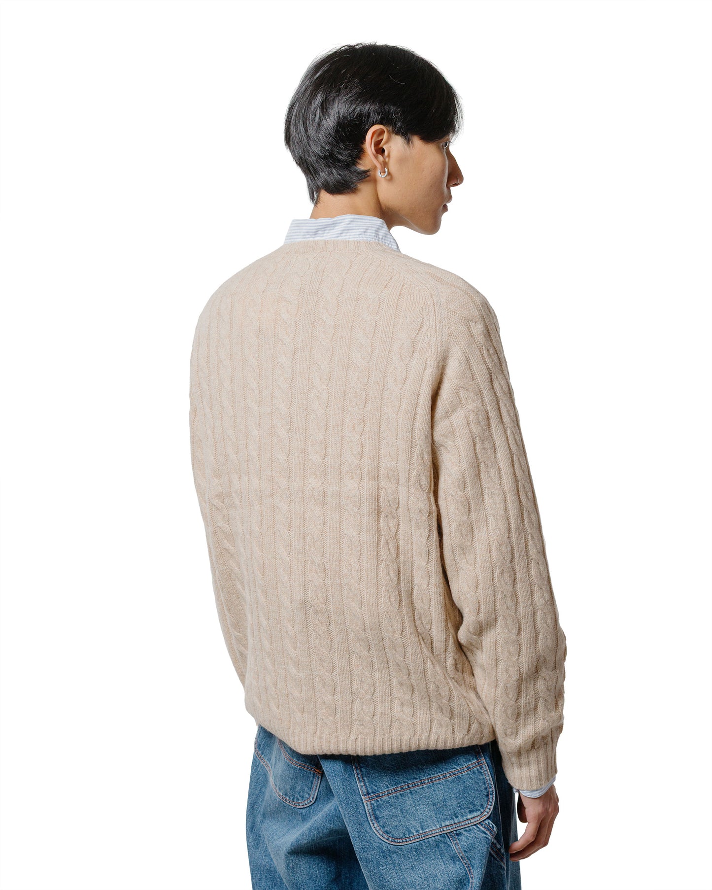 Beams Plus Cable Crew 5G Beige