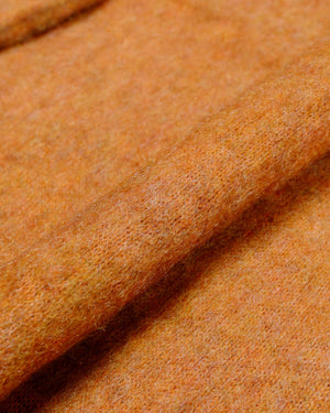 Beams Plus Cardigan Stretch Mohair Orange fabric