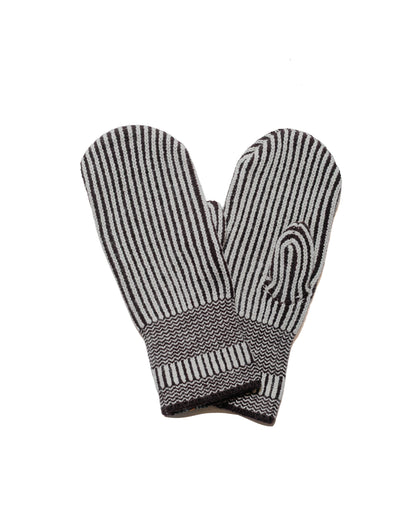 Beams Plus Cashmere Rib Mitten Light Brown