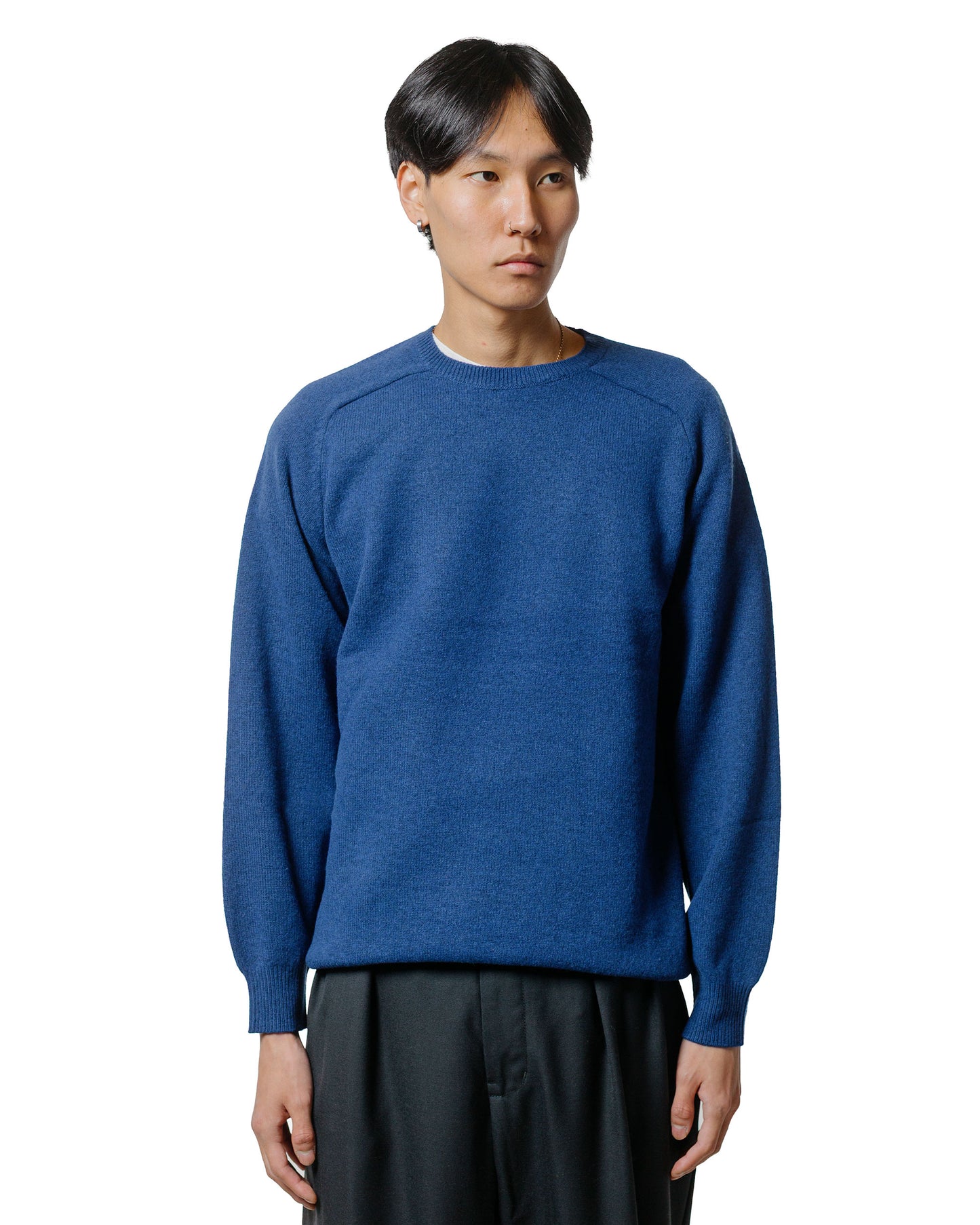 lost & found Beams Plus Beams Plus Crew 9G Blue