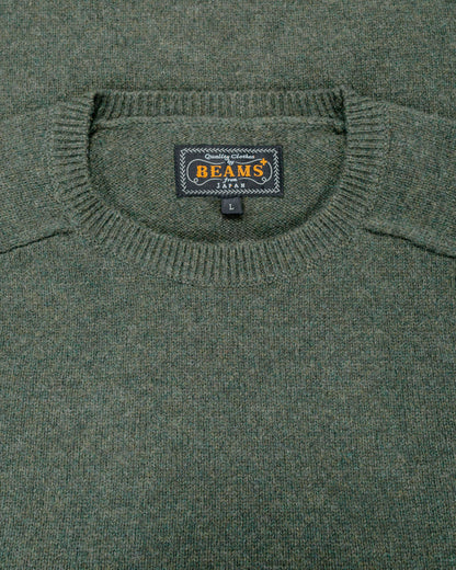 Beams Plus Crew 9G Green