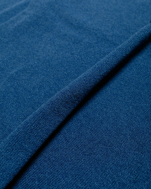 Beams Plus Crew Lily 7G Blue fabric