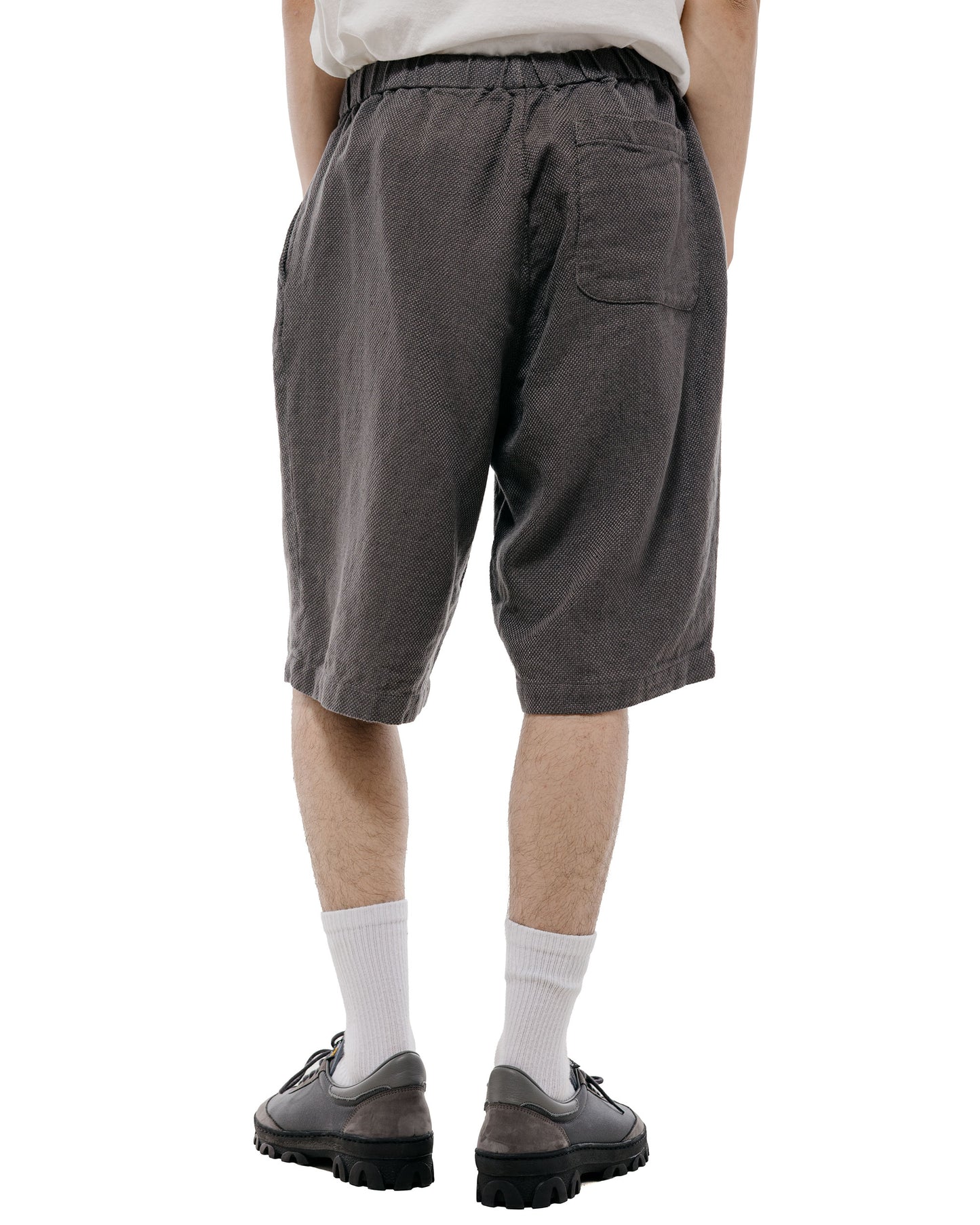 Beams Plus Easy Shorts Cotton Linen Grey