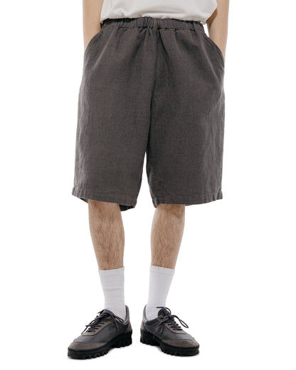 Beams Plus Easy Shorts Cotton Linen Grey