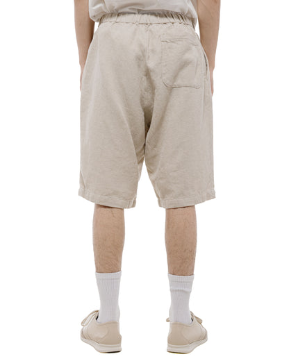 lost & found Beams Plus Beams Plus Easy Shorts Cotton Linen Off White