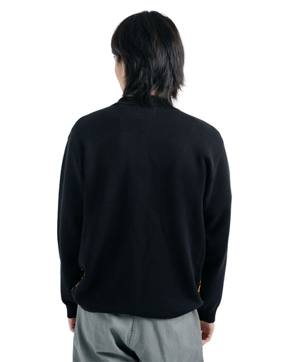 Beams Plus Half Zip Knit Polo Animal Tiger