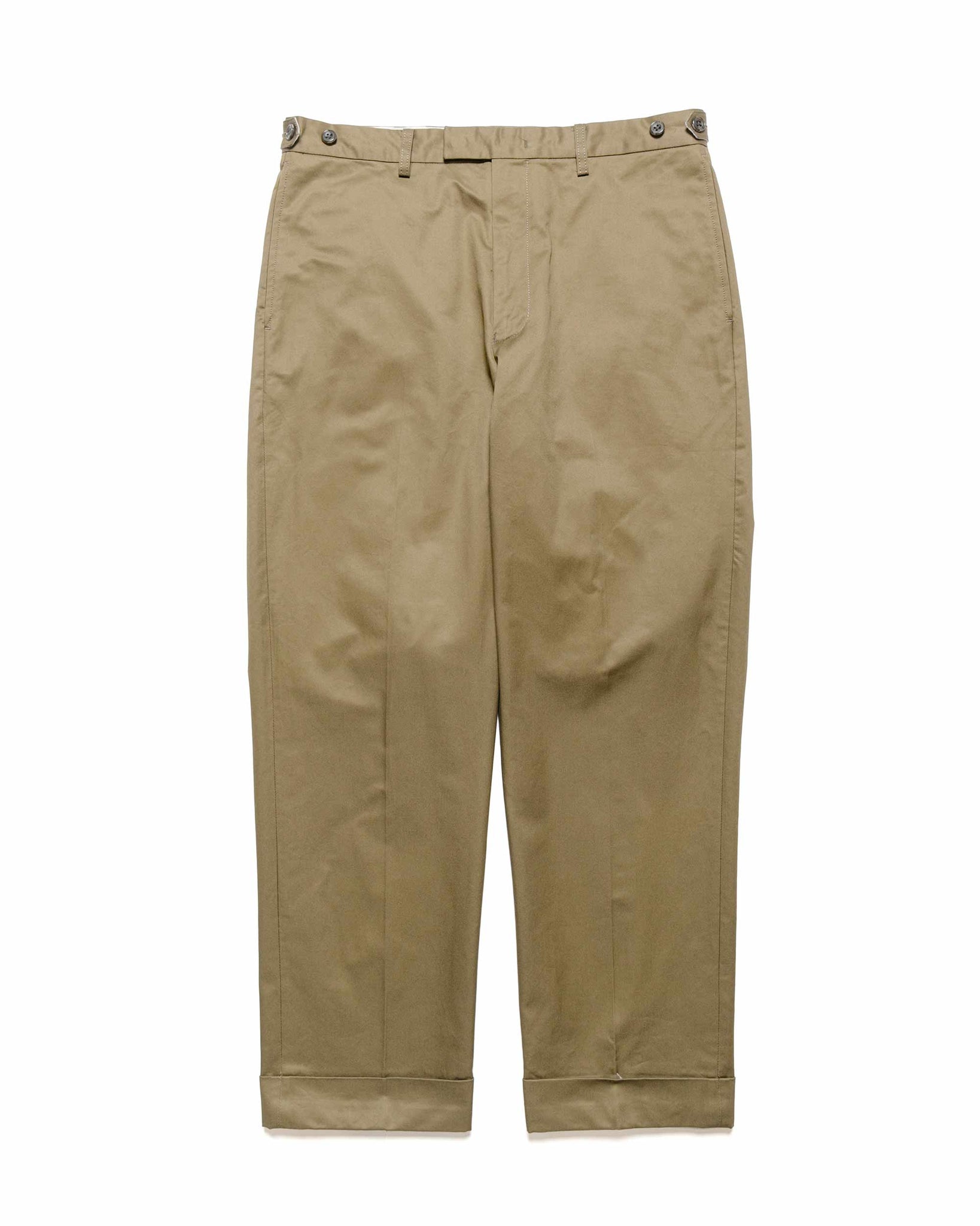 Beams Plus IVY Trousers Ankle-Cut 803 Twill Olive