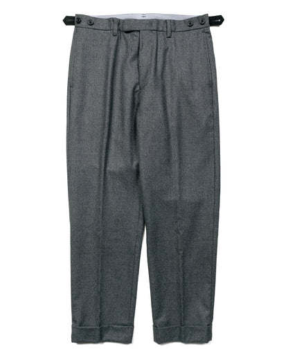 Beams Plus Ivy Trousers Ankle-Cut Flannel Grey