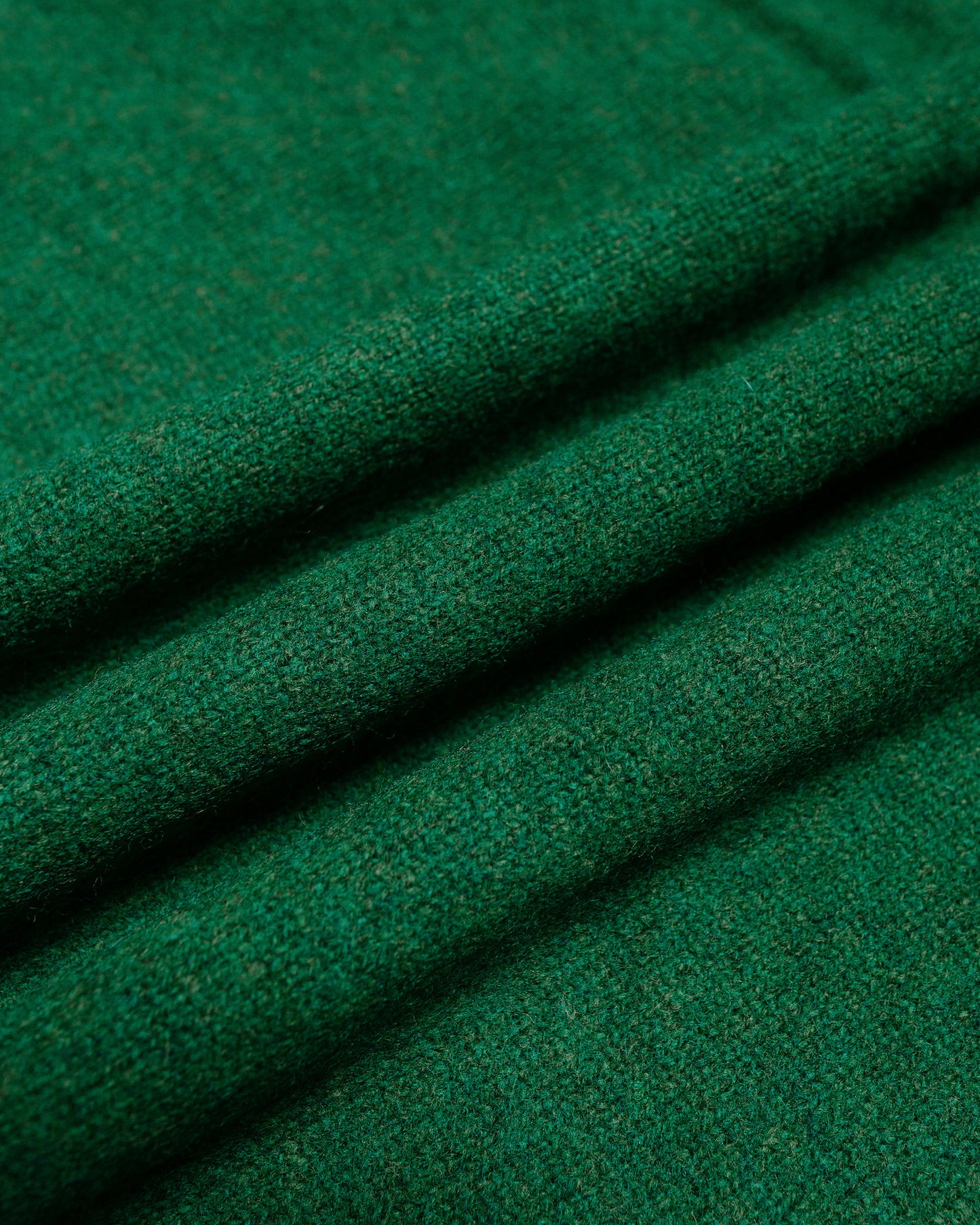 Beams Plus Knit Polo 9G Bright Green fabric