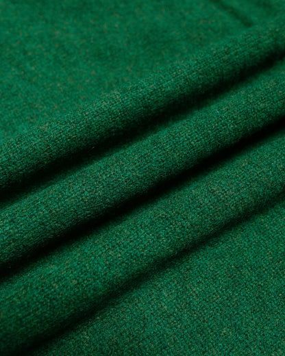 Beams Plus Knit Polo 9G Bright Green fabric