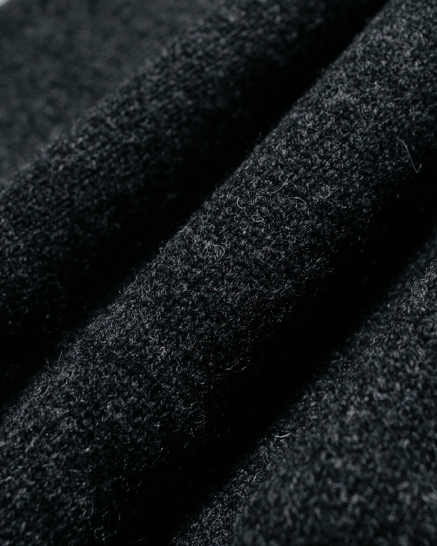 Beams Plus Knit Polo 9G Charcoal Grey