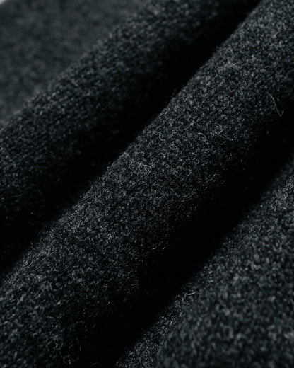 Beams Plus Knit Polo 9G Charcoal Grey