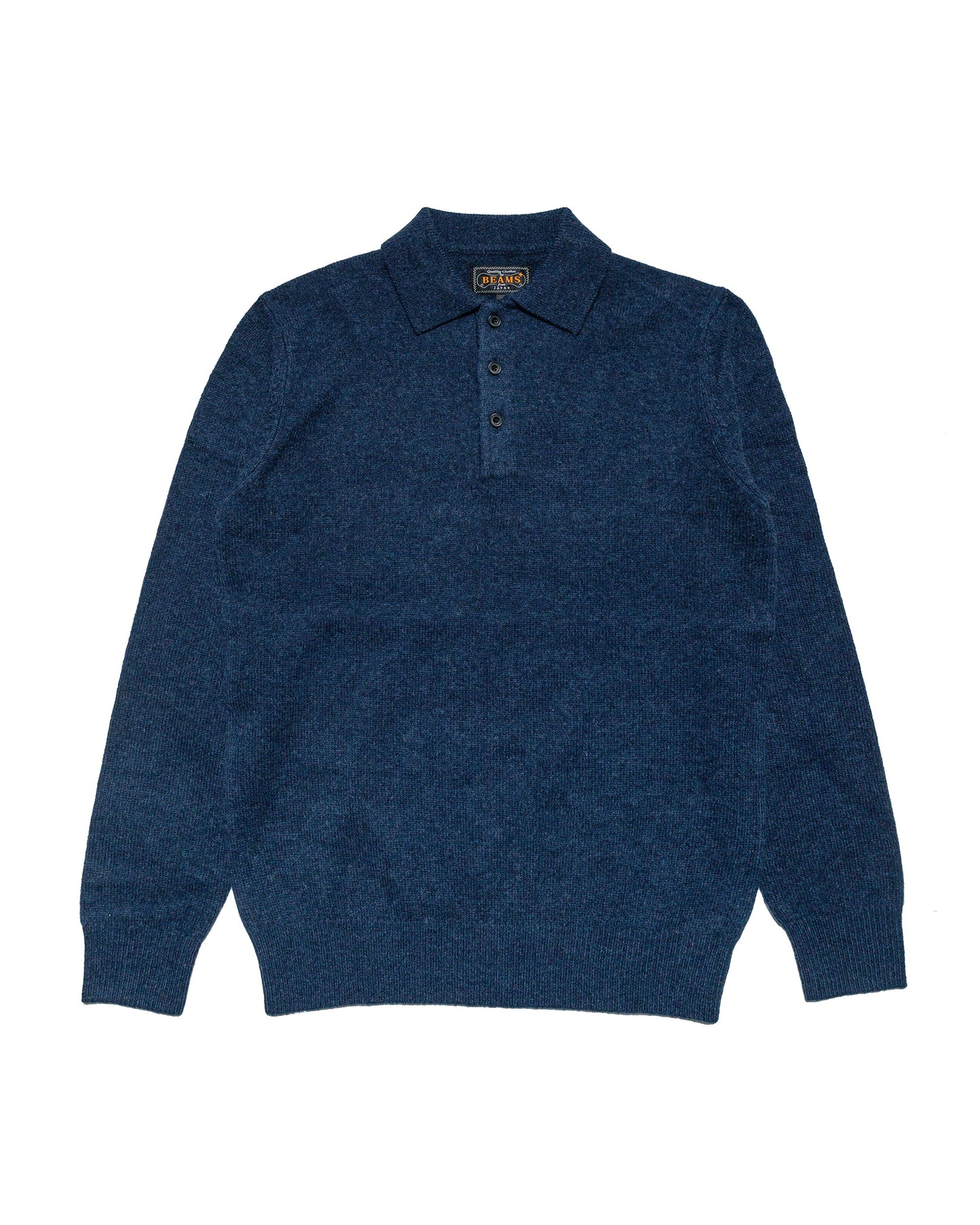 Beams Plus Knit Polo 9G Navy