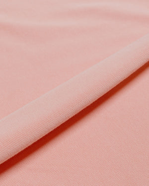 Beams Plus Knit Polo Solid 12G Pink fabric