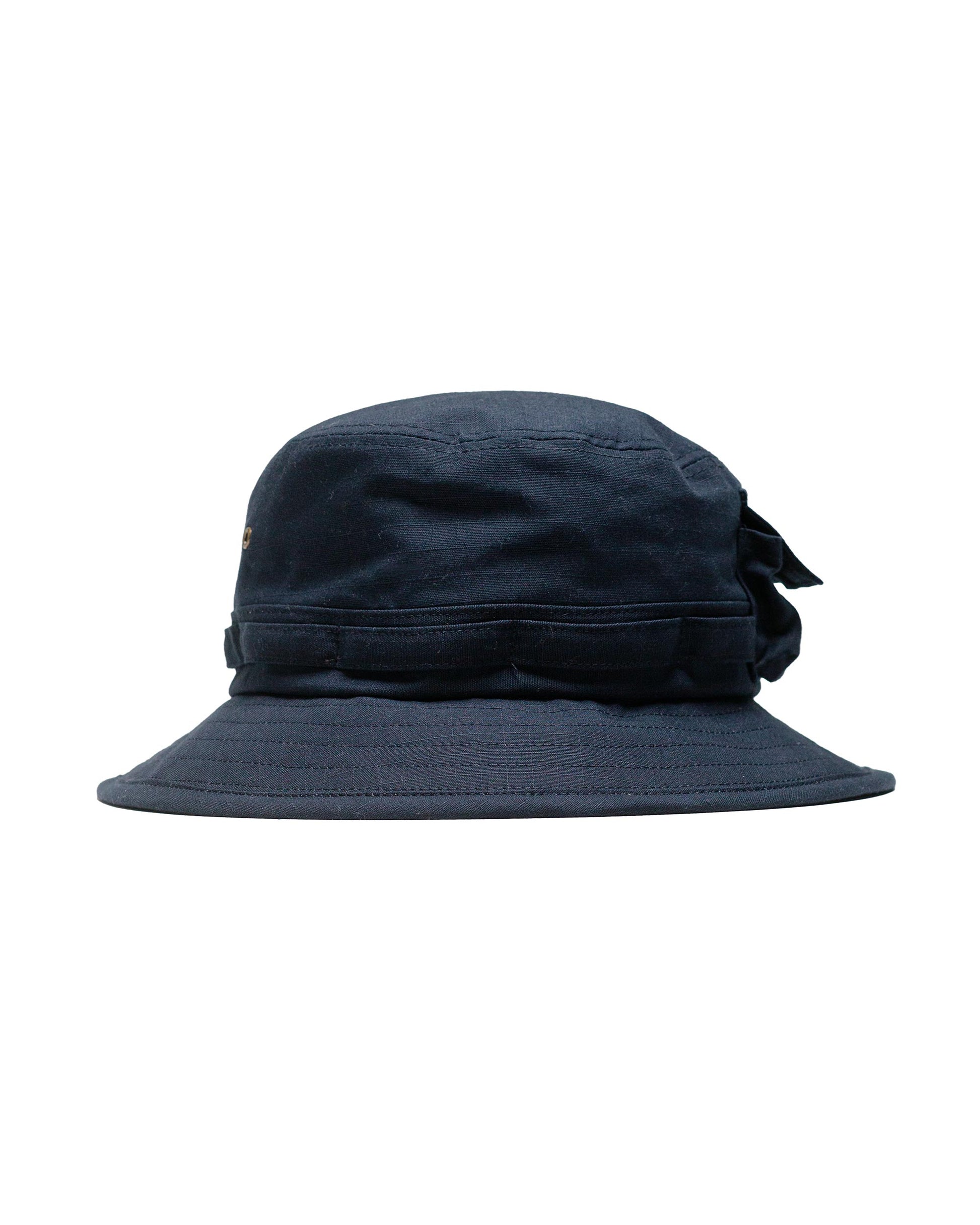 Beams Plus Lost & Found MIL Jungle Hat Cotton Ripstop Navy