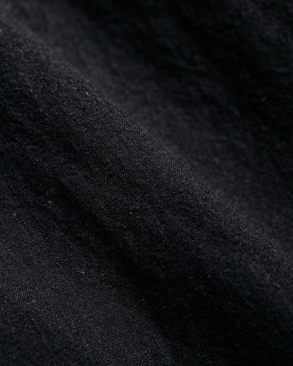 Beams Plus Lost & Found Open B.D. Linen Cotton Black