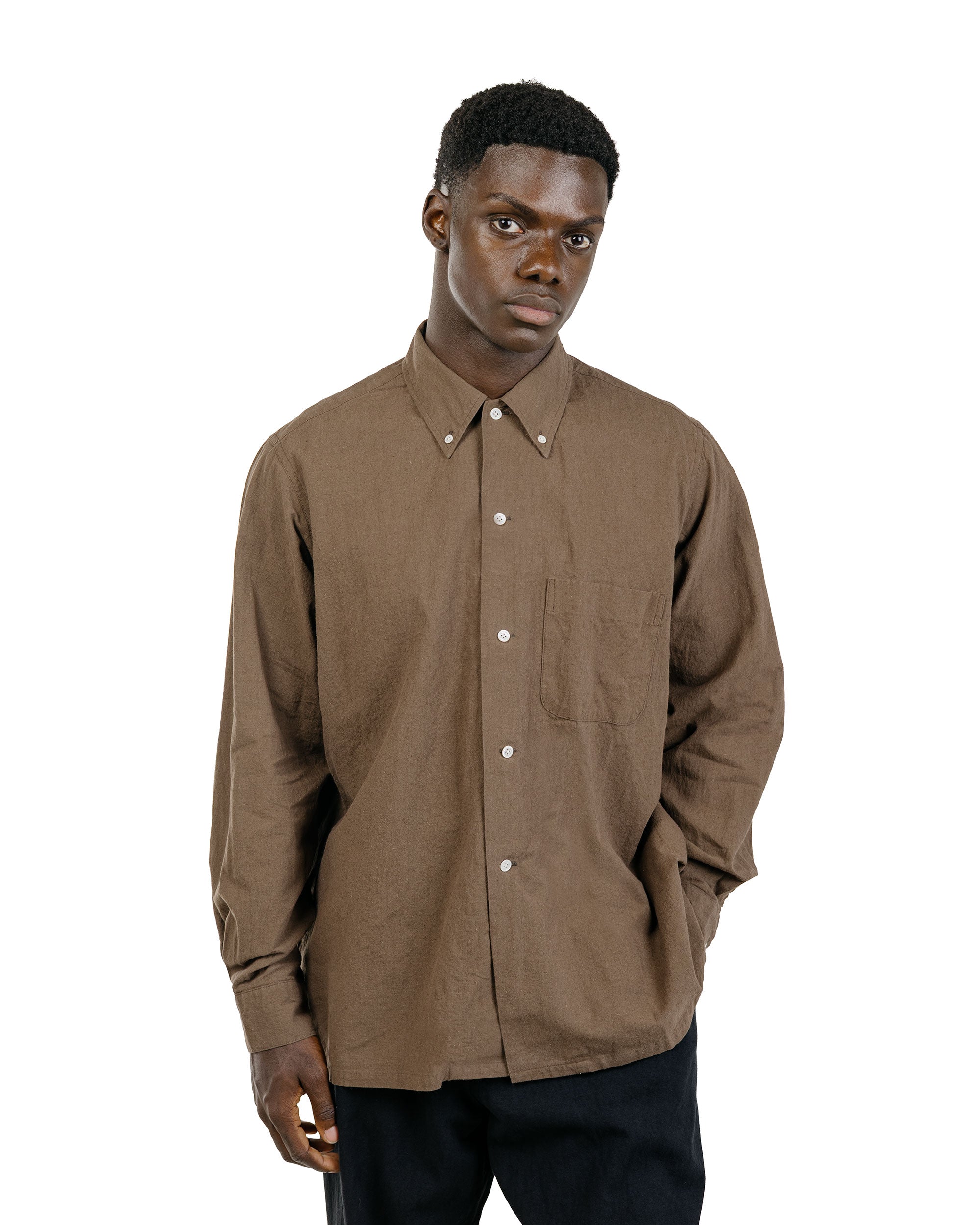Beams Plus x Studio Nicholson Lisa オックスフォードシャツ ブルー