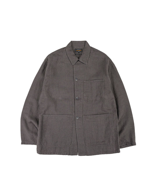 Beams Plus MIL Chore Jacket Cotton Linen Grey