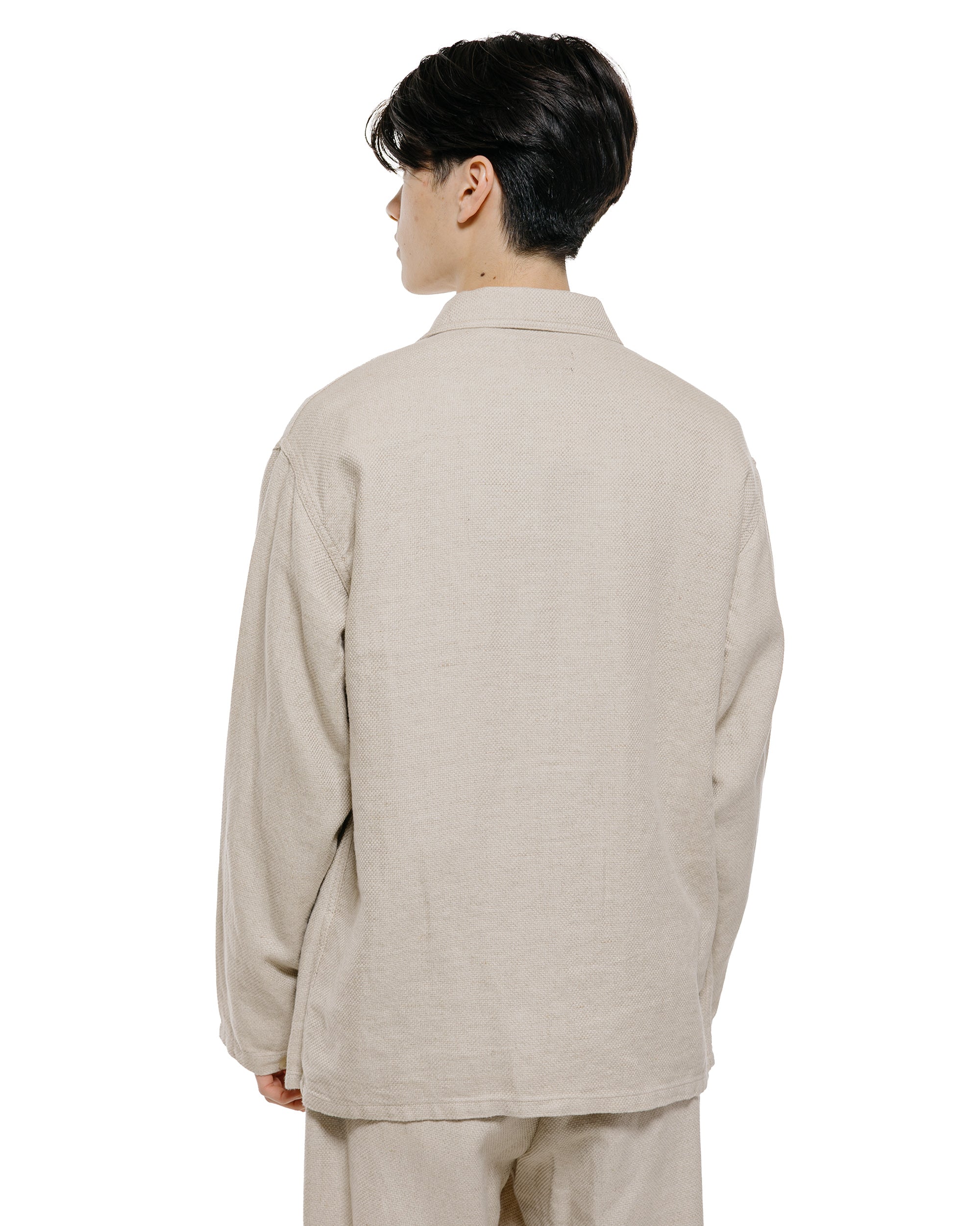BEAMS PLUS ミル chore jacket コットンリネン オフホワイト