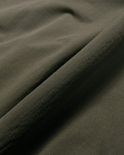 Beams Plus MIL Liner Jersey Back Fleece Olive fabric