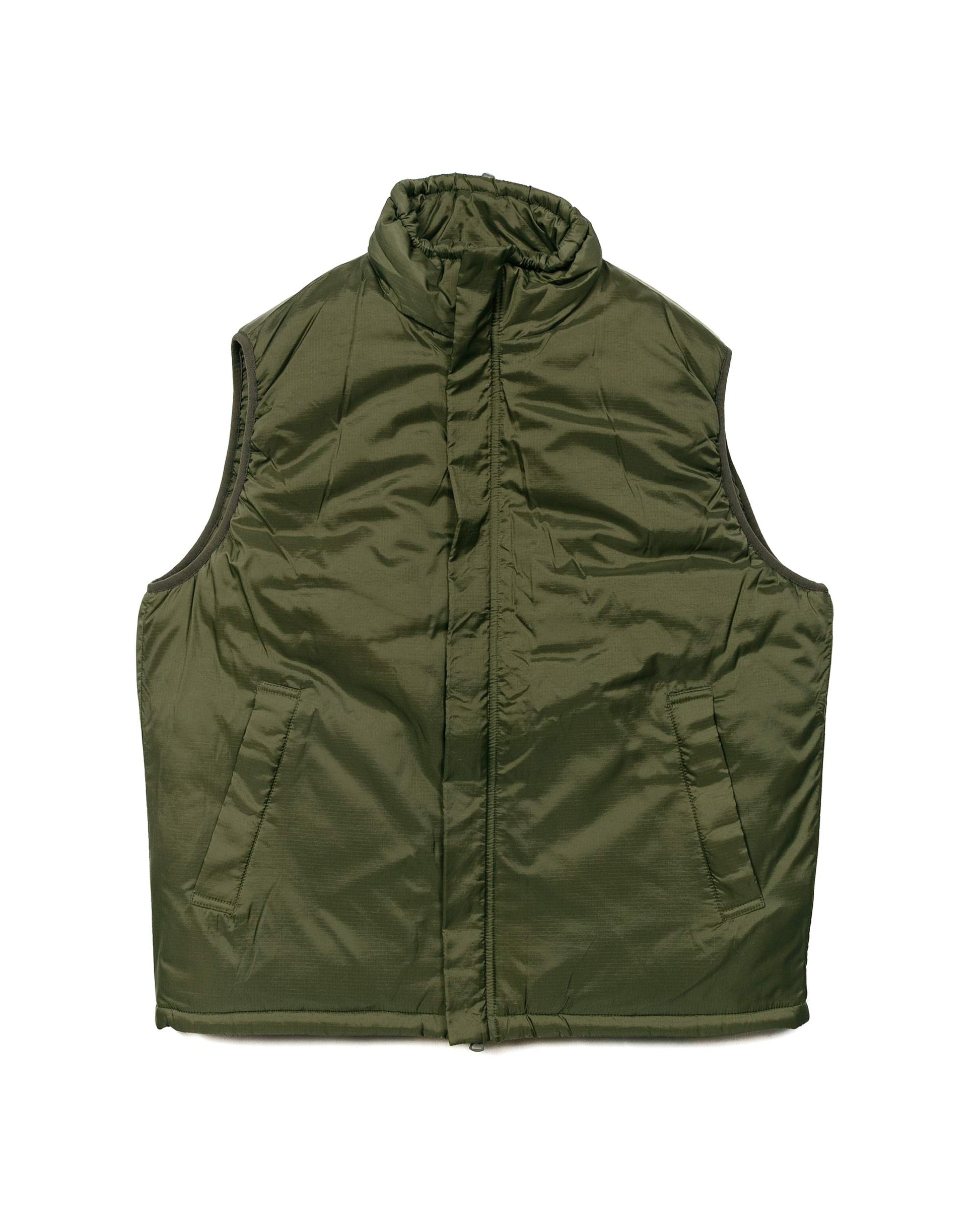 Beams Plus MIL Puff Vest Nylon Ripstop Olive