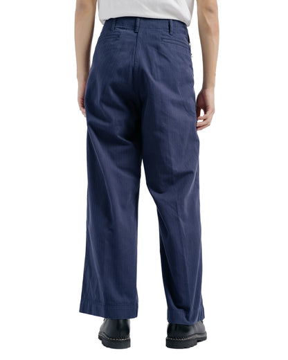 Beams Plus MIL Trousers Herringbone Navy