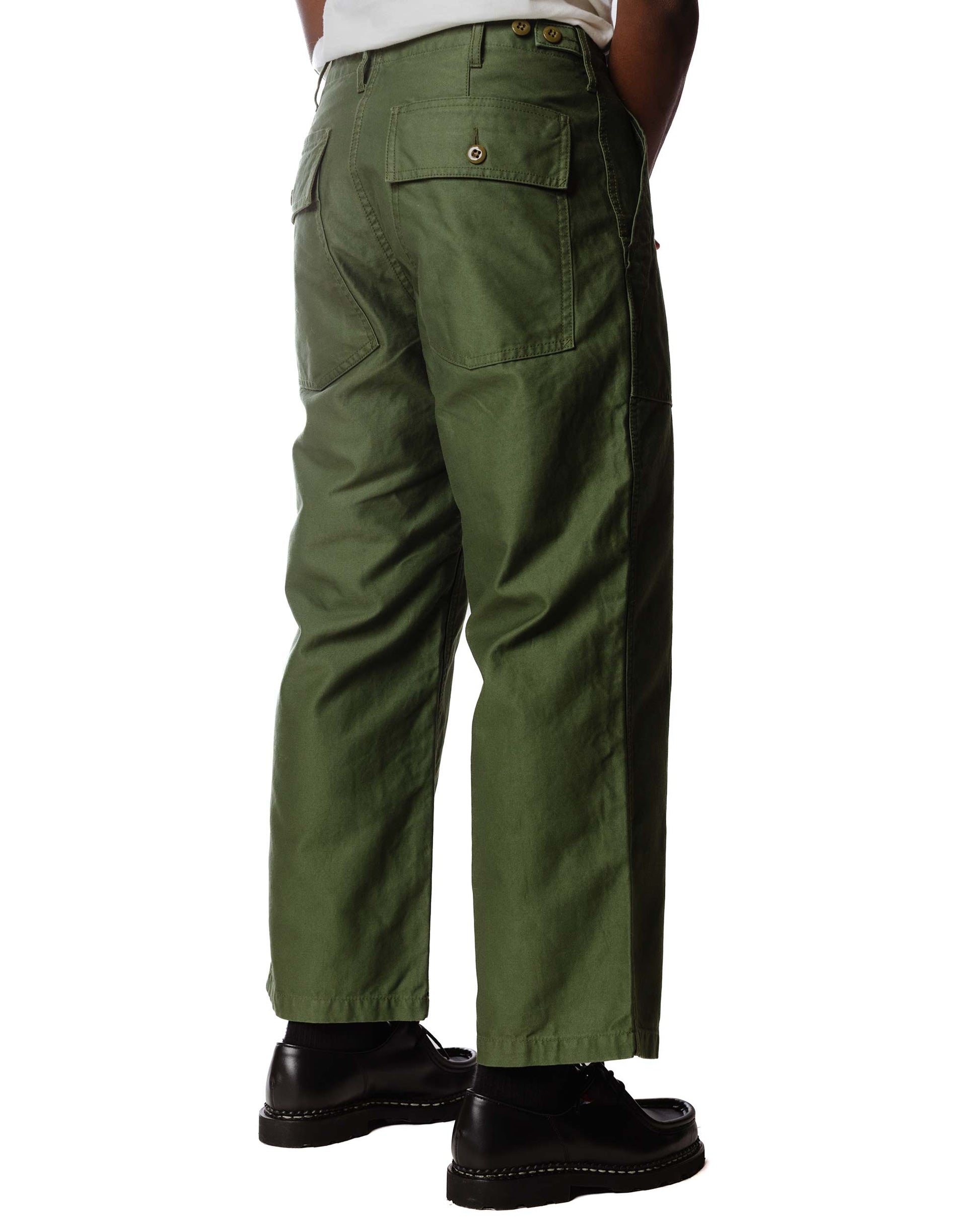 Beams Plus MIL Utility Trousers Olive Model Back