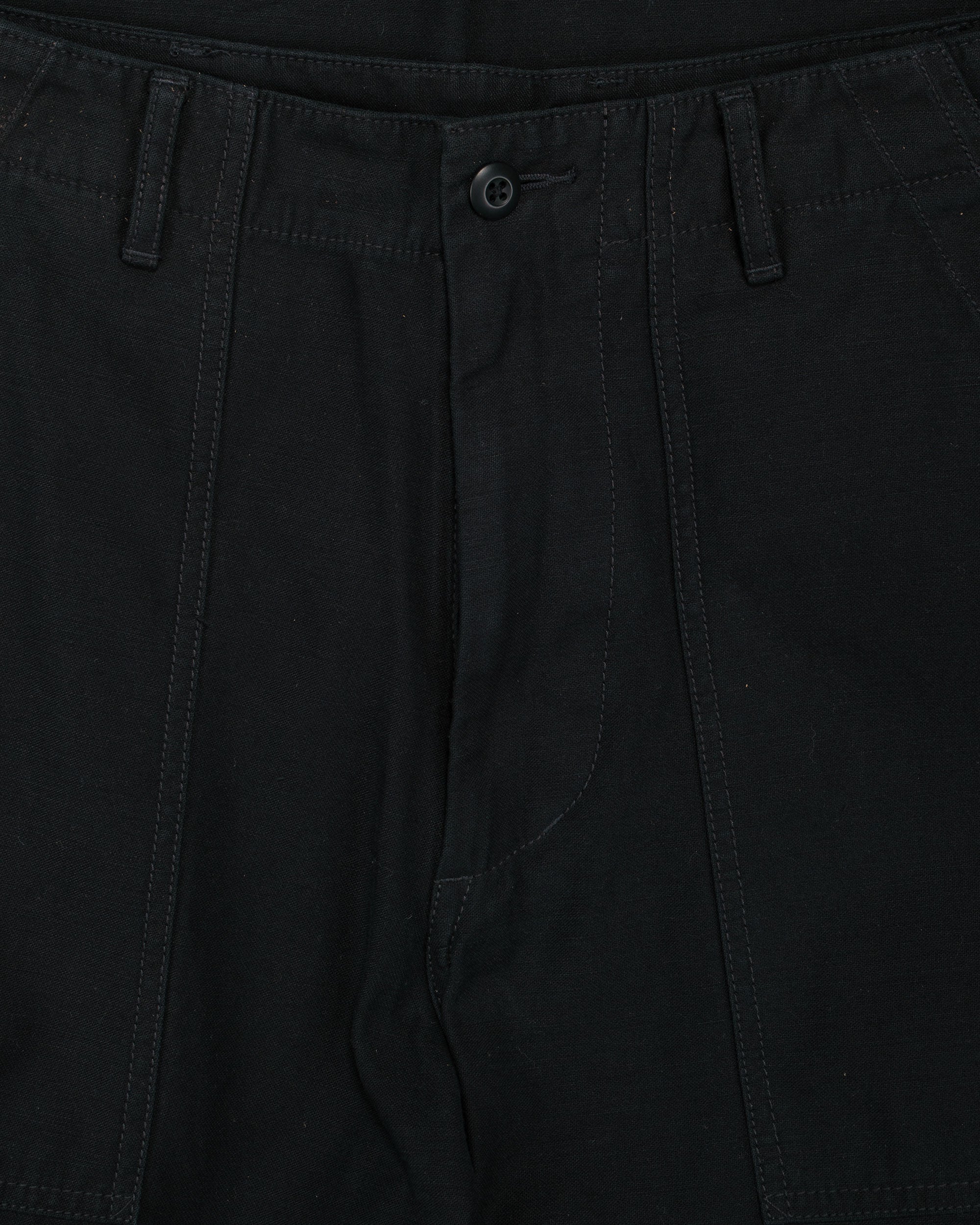 Beams Plus MIL Utility Trousers Reversed Sateen Black
