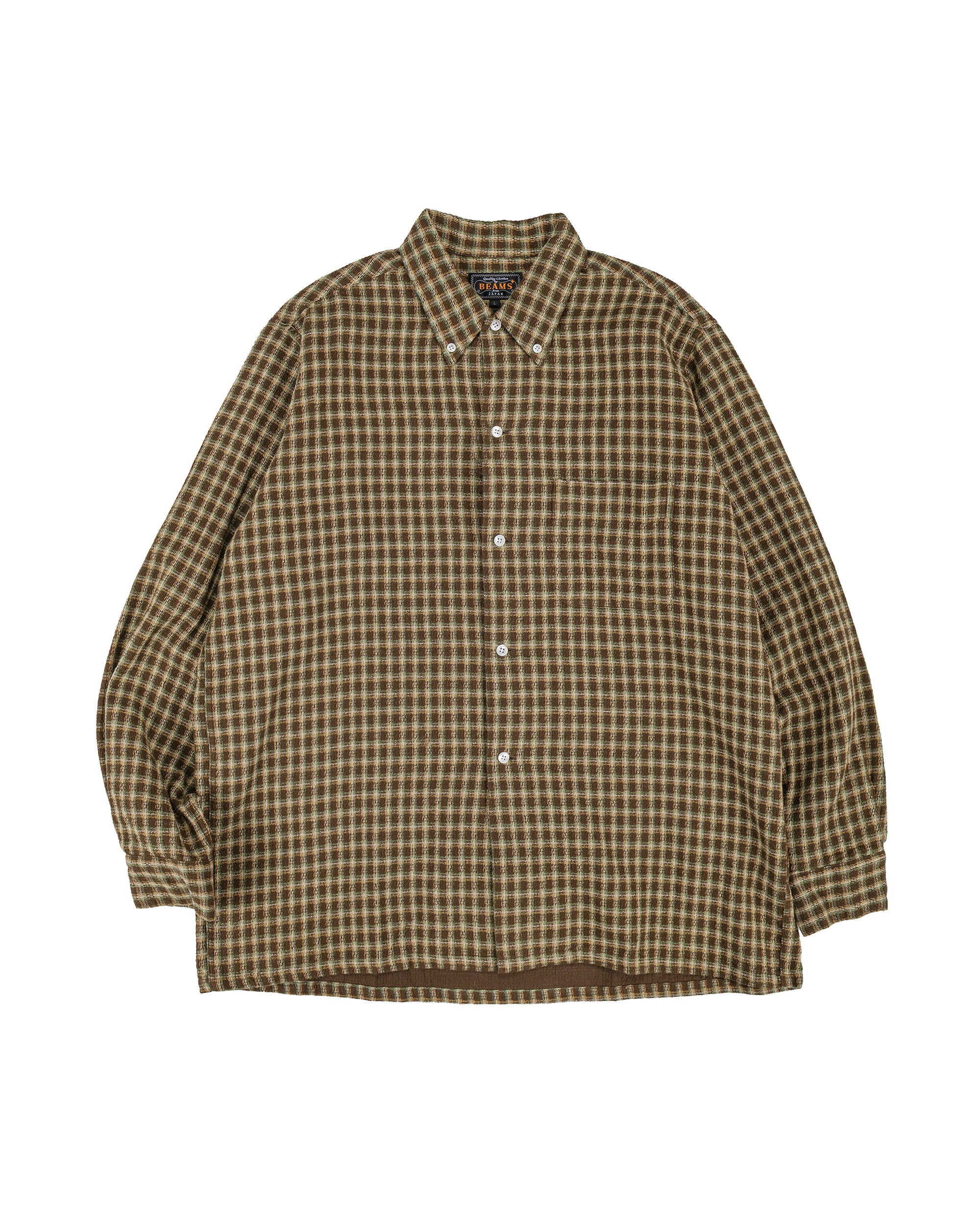 【DUSTY_PINK】BEAMS PLUS /  ガーメントダイ パナマ ショートスリーブ オープンカラー シャツ DUSTY_PINK】BEAMS PLUS / ガーメントダイ パナマ ショートスリーブ