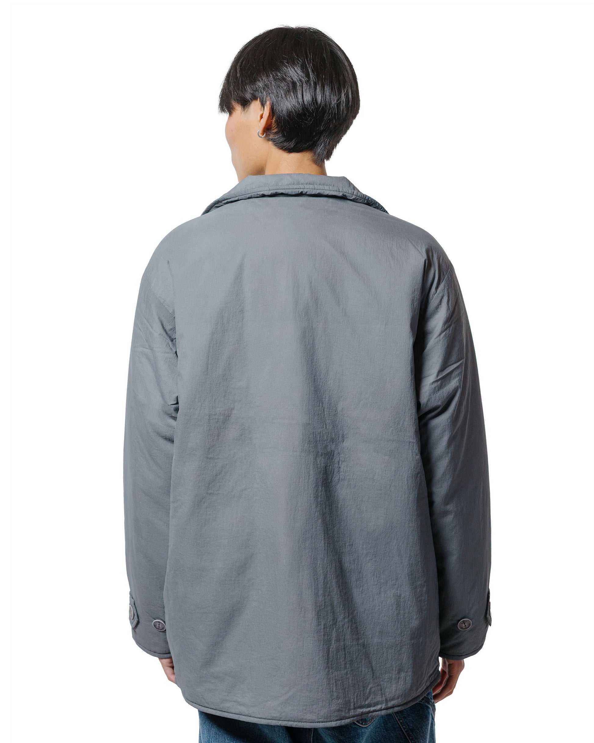 Beams Plus P-Coat Nylon Pigment Print Grey