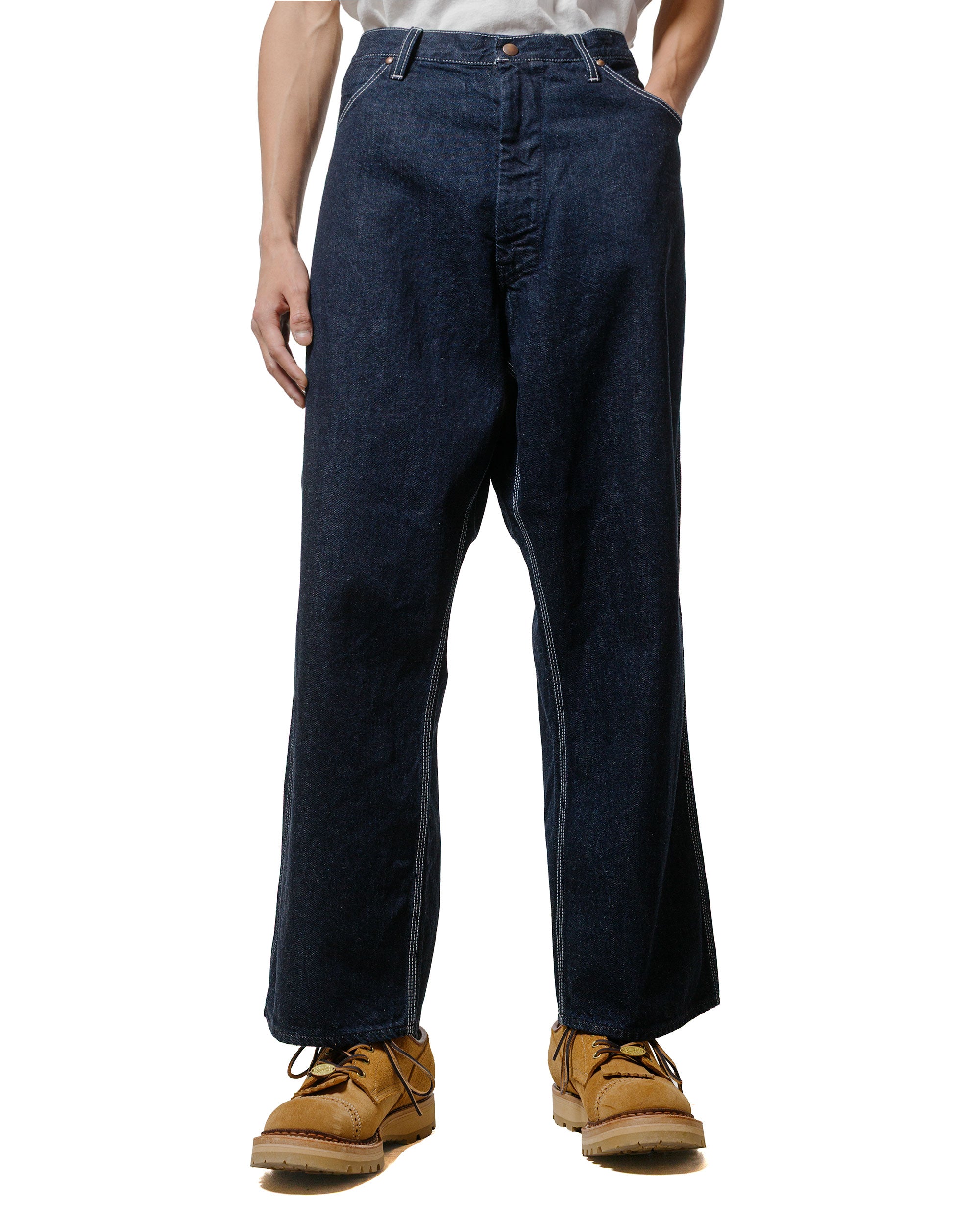 パンツ BEAMS PLUS Painter Pants Denim Beams Plus Painter Pants Denim One Wash