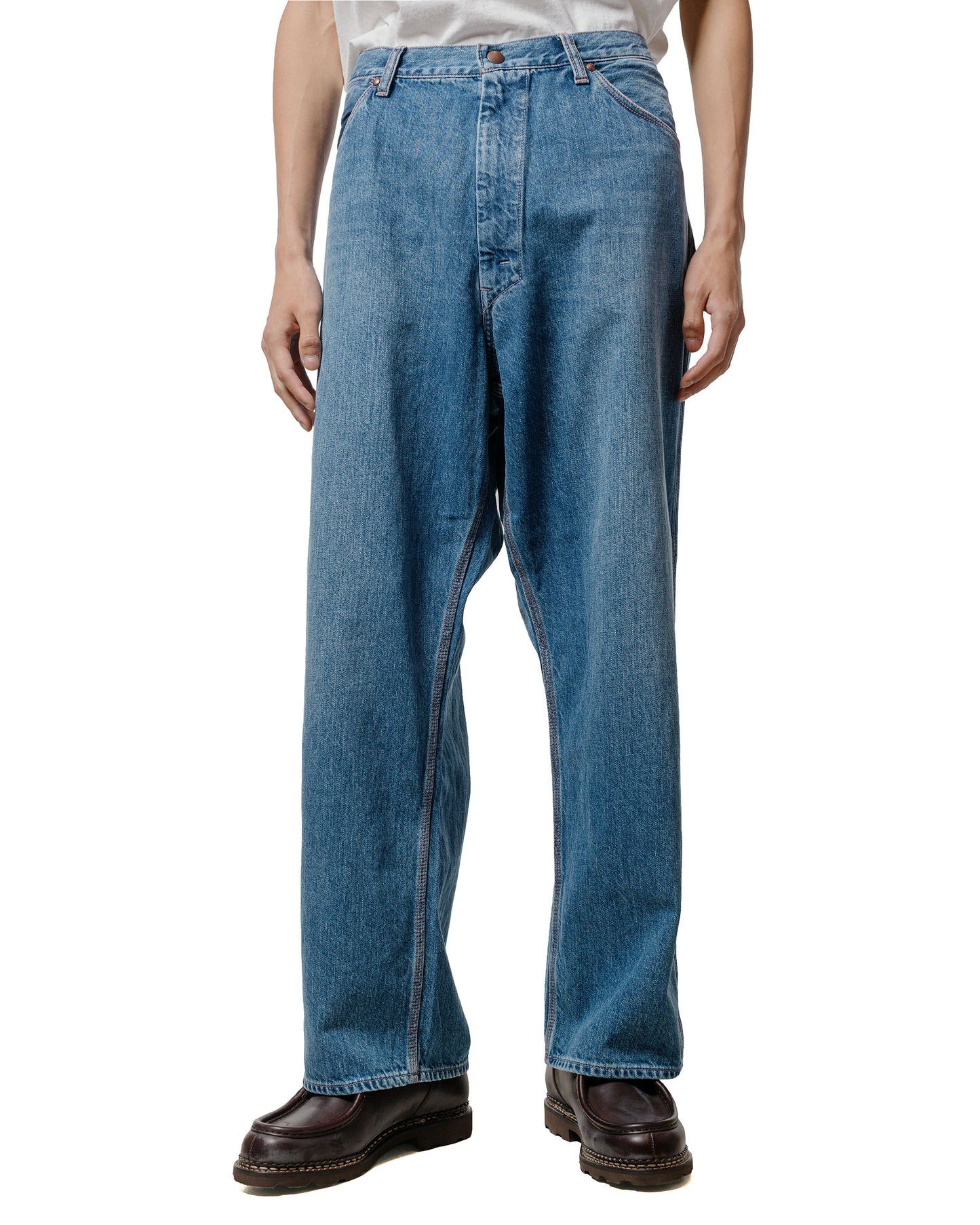 Beams Plus Painter Pants Denim Used Wash