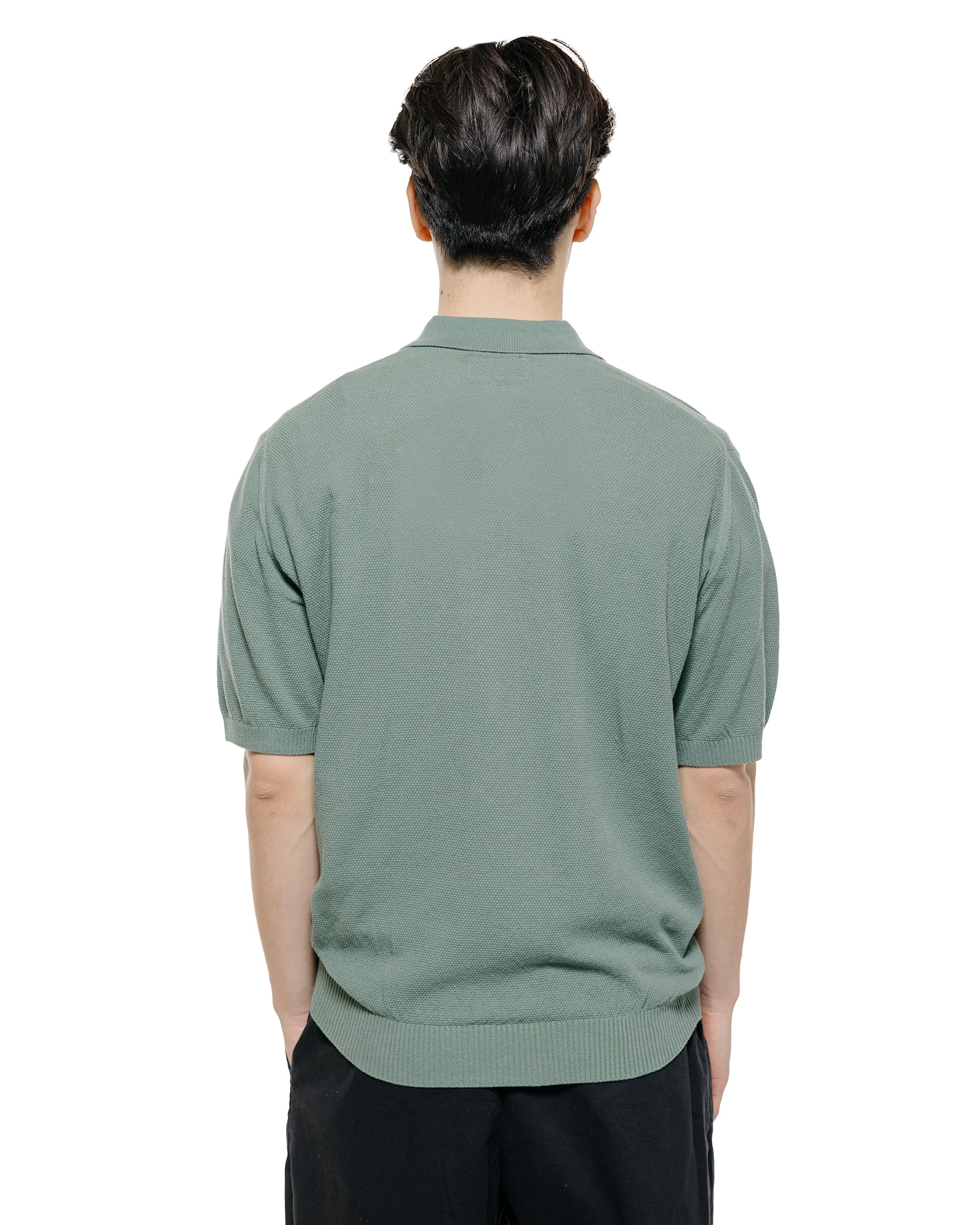 Beams Plus Pique Polo 14G Olive