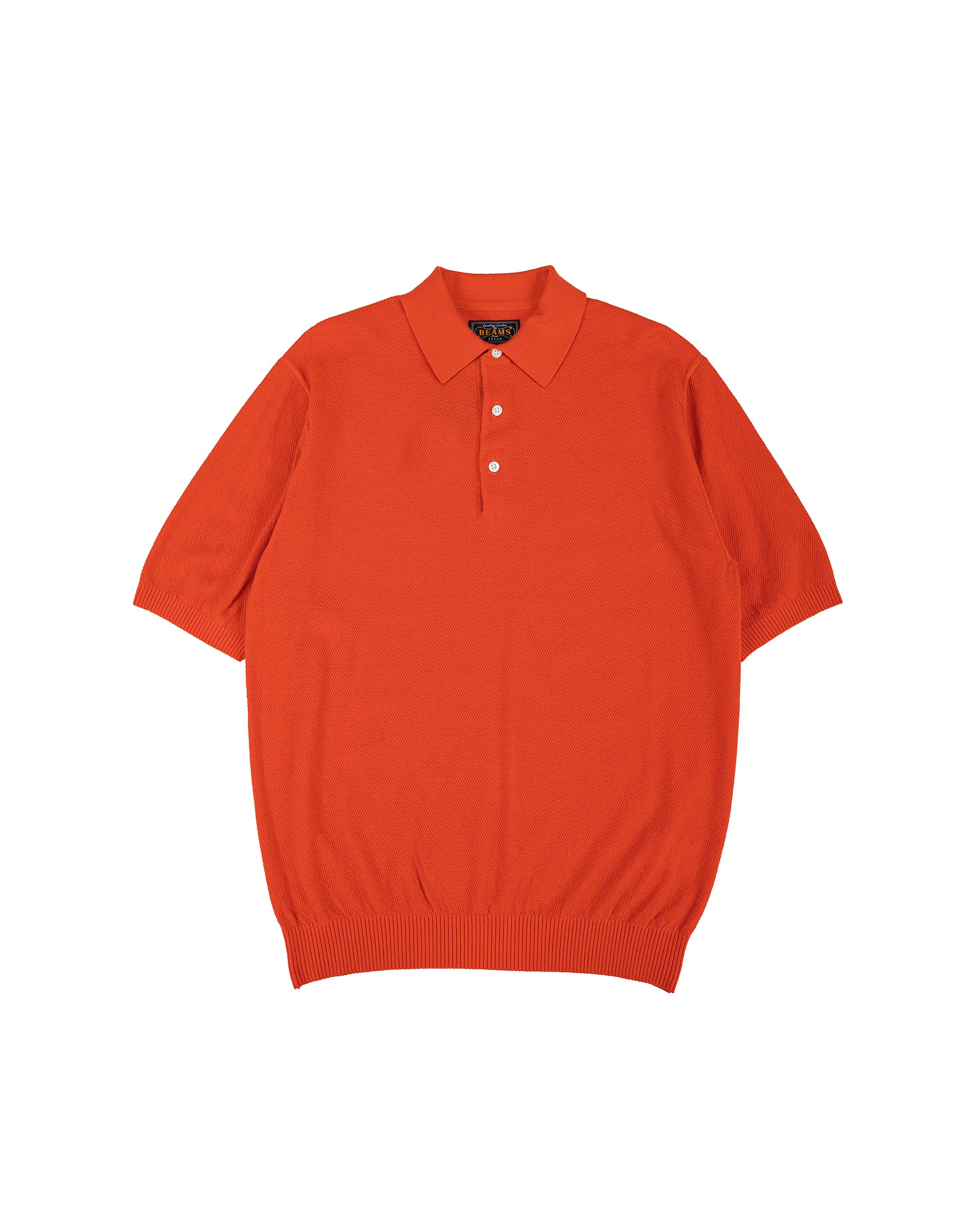 Beams Plus Pique Polo 14G Red