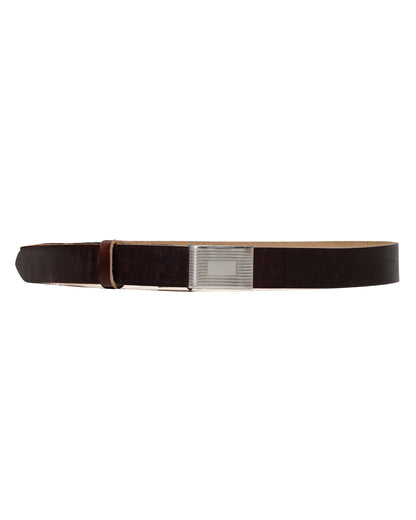 Beams Plus Plate Belt Horween Leather Brown