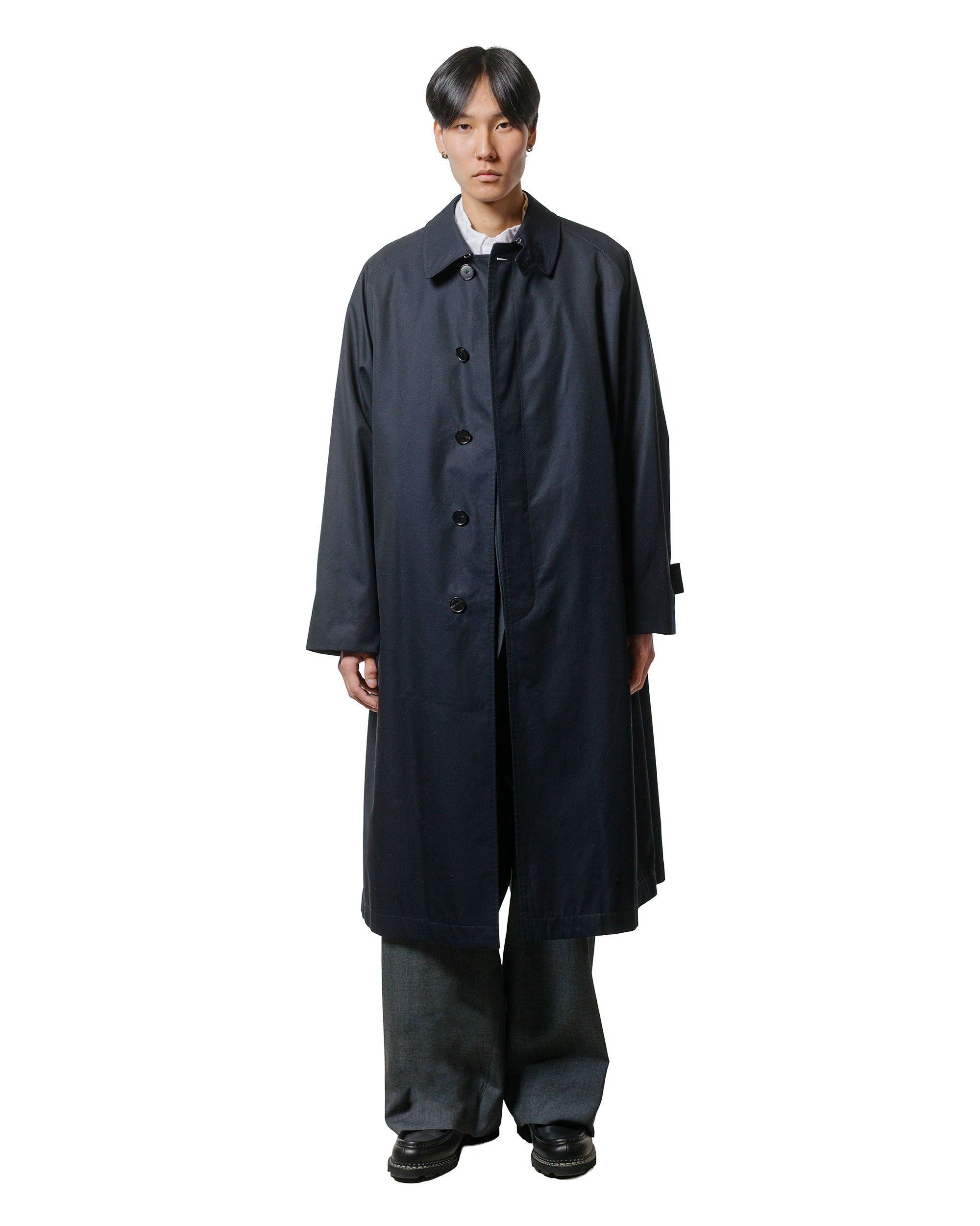 Beams Plus Studio Nicholson Alvy Double Pleat Pant Charcoal