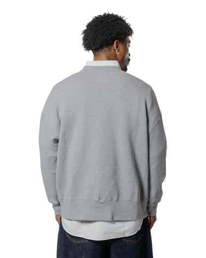 Beams Plus Studio Nicholson Holly Jersey Crewneck Sweat Grey Marl