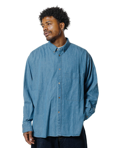 Beams Plus Studio Nicholson Lisa Denim Shirt Faded Wash