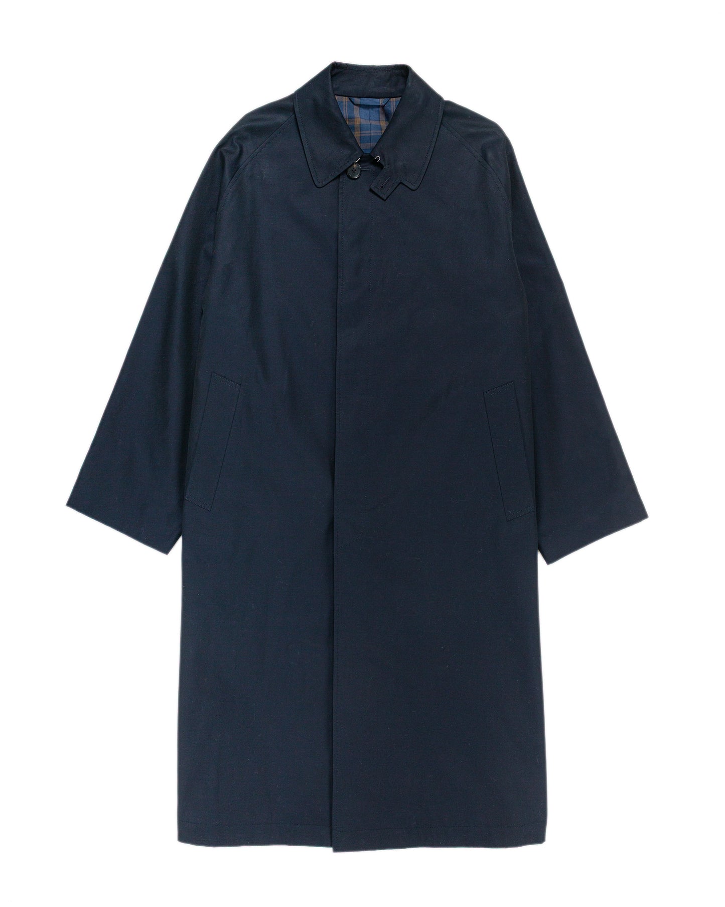 Beams Plus Studio Nicholson Peter Coat Gabardine Darkest Navy
