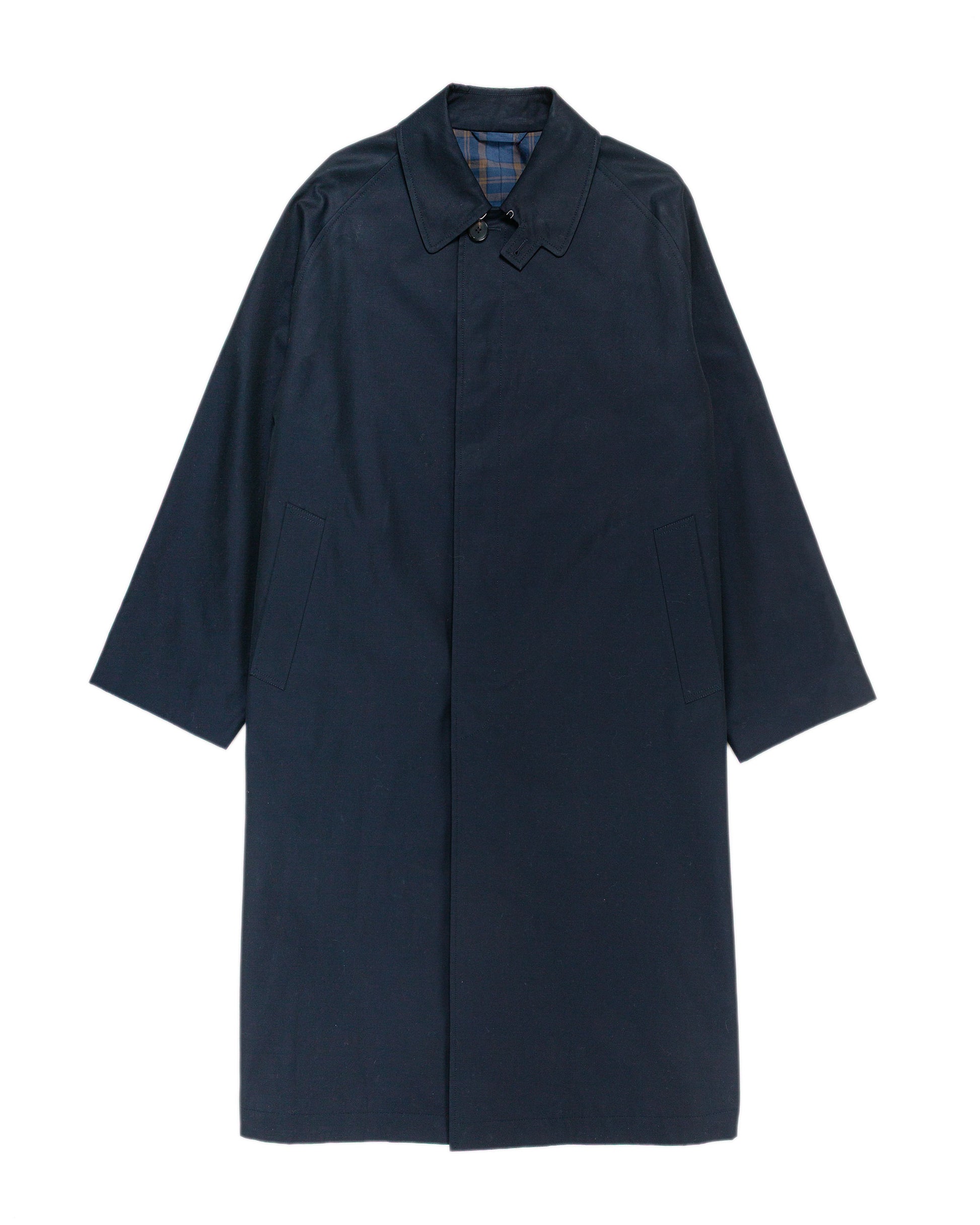 Beams Plus Studio Nicholson Peter Coat Gabardine Darkest Navy