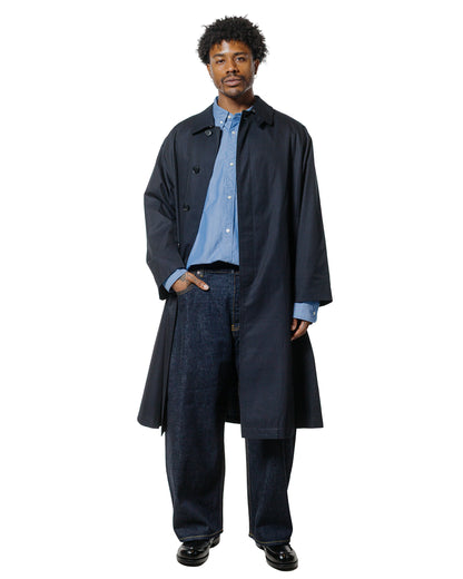Beams Plus Studio Nicholson Peter Coat Gabardine Darkest Navy