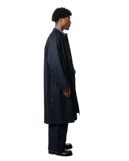Beams Plus Studio Nicholson Peter Coat Gabardine Darkest Navy