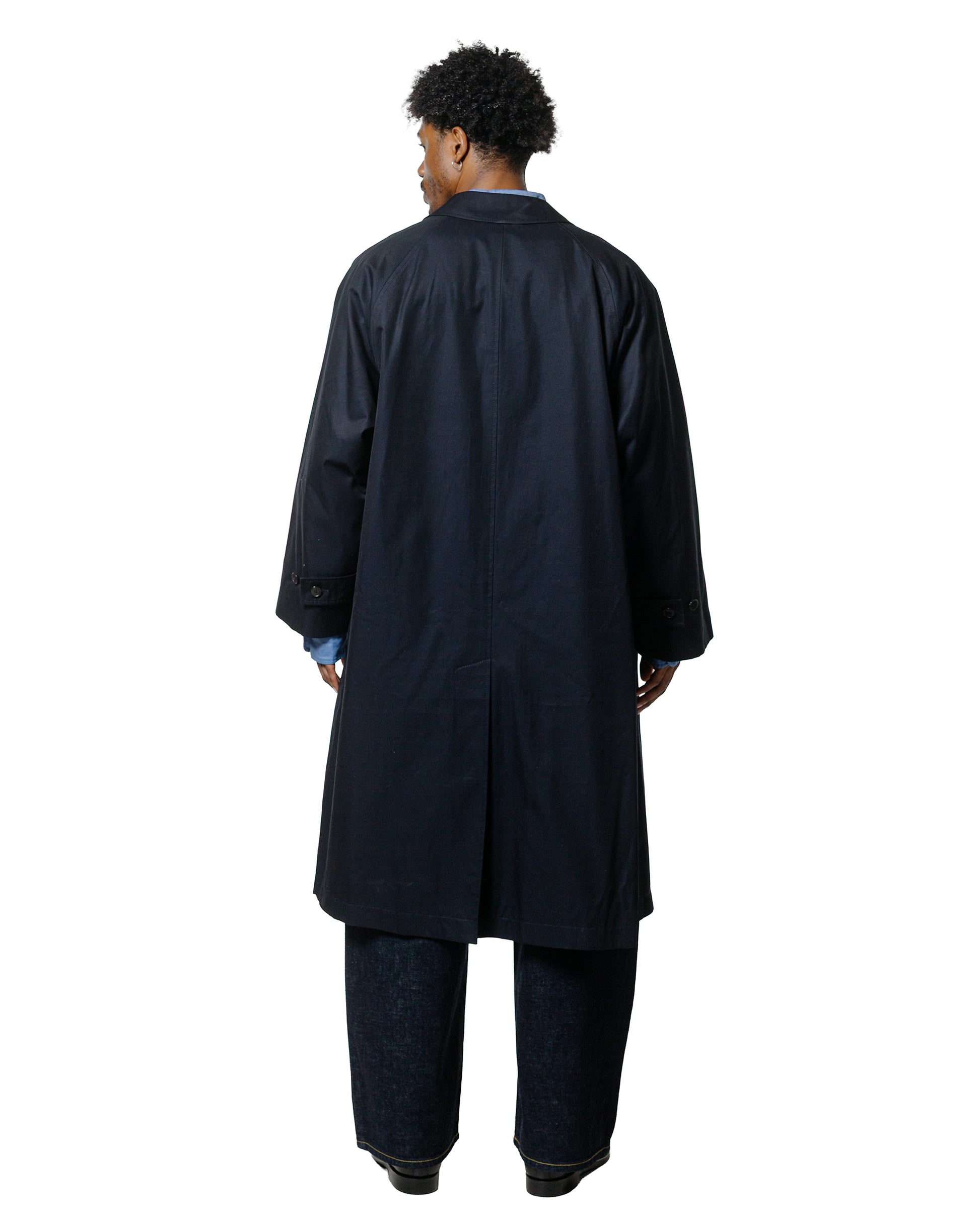 Beams Plus Studio Nicholson Peter Coat Gabardine Darkest Navy
