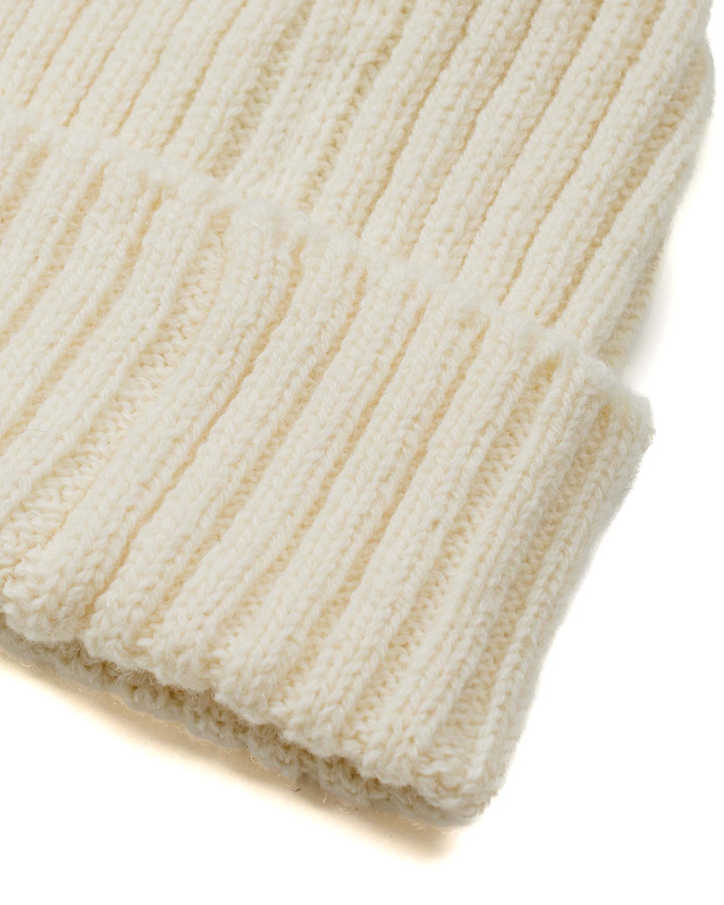 Beams Plus Wool Watch Cap Natural Detail