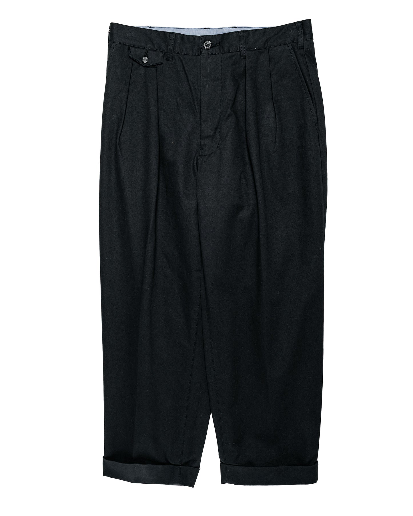 Beams Plus 2Pleats Twill Black