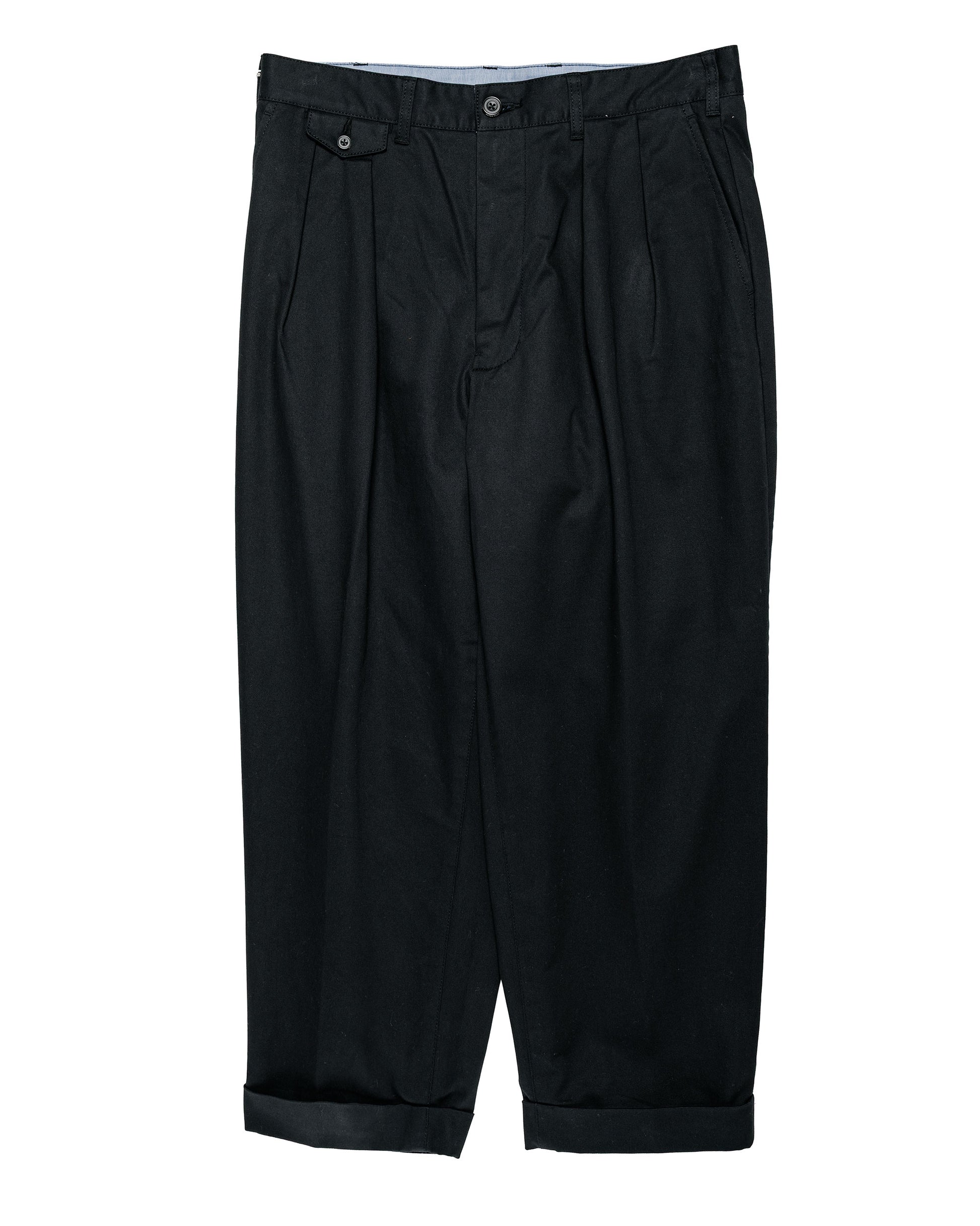 Beams Plus 2Pleats Twill Black