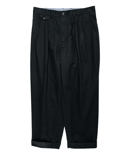 Beams Plus 2Pleats Twill Black