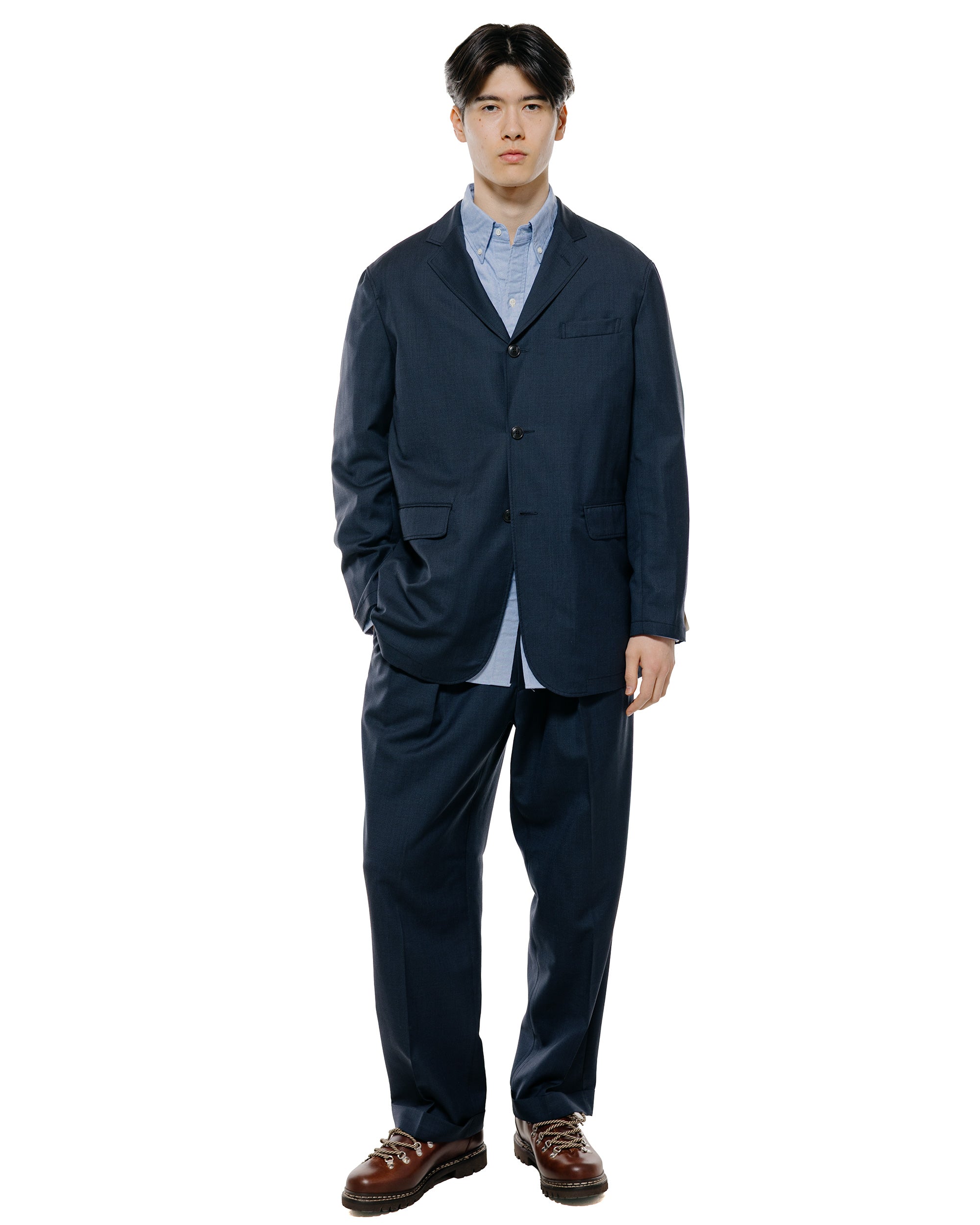 Beams Plus 3B Anywhere(wear) Jacket Wool Navy