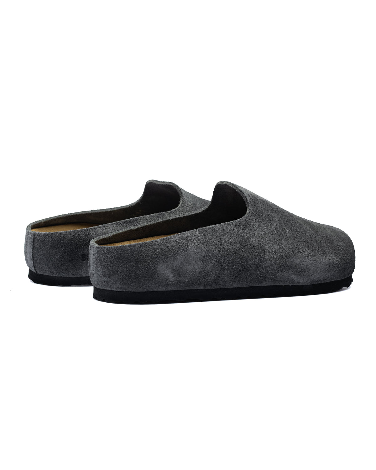 Birkenstock Amsterdam Wrapped Suede Charcoal